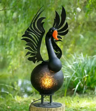 Glasstudio Borowski Borowski Lichtobjekt Hektor Schwarz