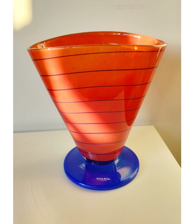 Kristallvase Epoque von Anna Ehrner für Kosta Boda