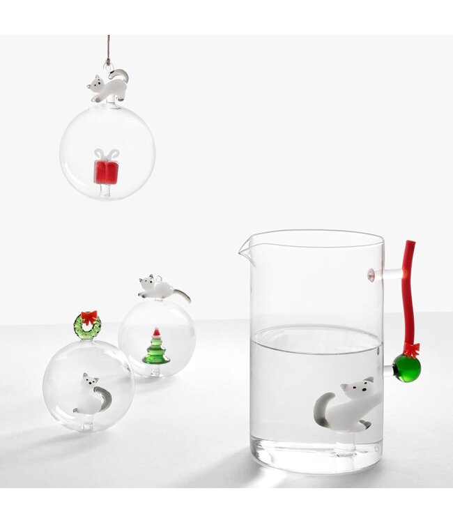Ichendorf glas - kerstbal Tabby Cat