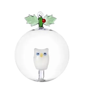 Ichendorf Milano Ichendorf Milano Weihnachtskugel Stechpalme/Eule Ichendorf Milano Ichendorf Milano Weihnachtskugel Stechpalme/Eule