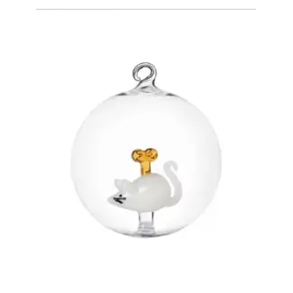 Ichendorf Milano Ichendorf Milano kerstbal White Mouse