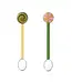 Ichendorf Milano Ichendorf Milano - Weihnachtslöffel Lollipop gelb & grün (2er-Pack)