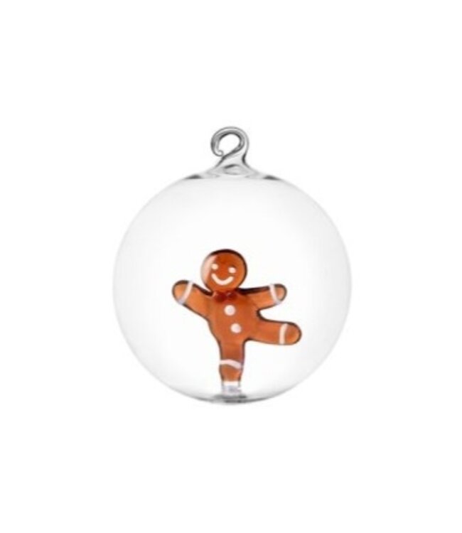 Ichendorf handgemaakte glazen kerstbal