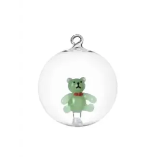 Ichendorf Milano Ichendorf Milano Weihnachtskugel Teddy grün