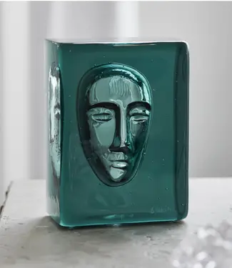 Kosta Boda Art Glass Kosta Boda Bertil Vallien - Azur Man petrol, Gelimiteerde oplage
