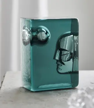 Kosta Boda Art Glass Kosta Boda Bertil Vallien - Azur Moon petrol, Gelimiteerde oplage