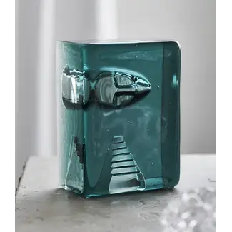 Bertil Vallien Kosta Boda Bertil Vallien - Azur Stairs petrol, Gelimiteerde oplage