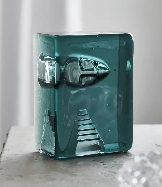 Bertil Vallien Kosta Boda Bertil Vallien - Azur Stairs petrol, Gelimiteerde oplage