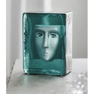 Bertil Vallien Kosta Boda Bertil Vallien - Azur Frost petrol, Gelimiteerde oplage