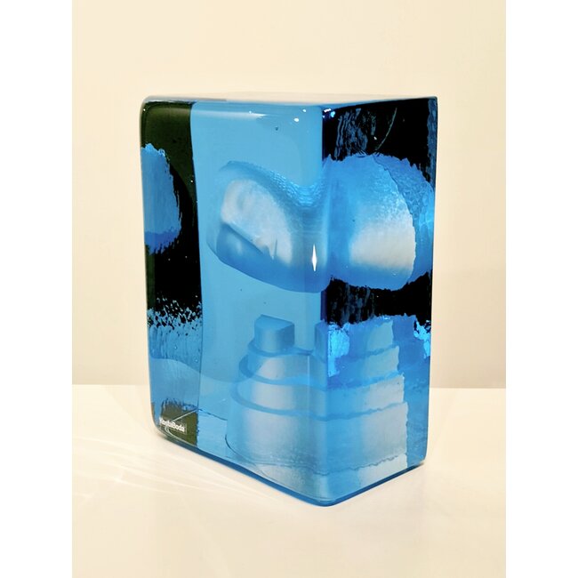 Kosta Boda Bertil Vallien Azur Dream – Handgemaakt kunstobject uit Zweeds kristal, Gelimiteerde oplage