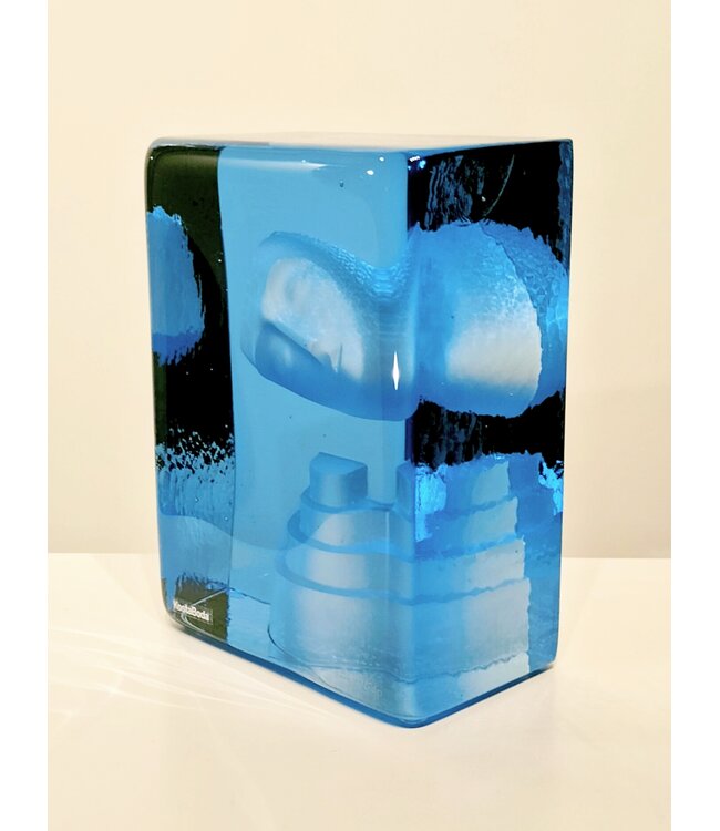 Kosta Boda Bertil Vallien Azur Dream – Handgemaakt kunstobject uit Zweeds kristal, Gelimiteerde oplage