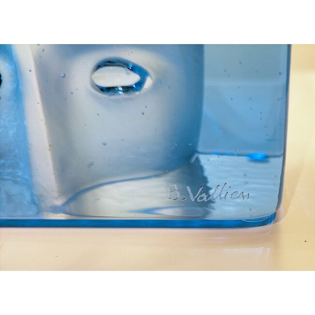 Kosta Boda Bertil Vallien Azur Think – Handgemaakt kunstobject uit Zweeds kristal, Gelimiteerde oplage