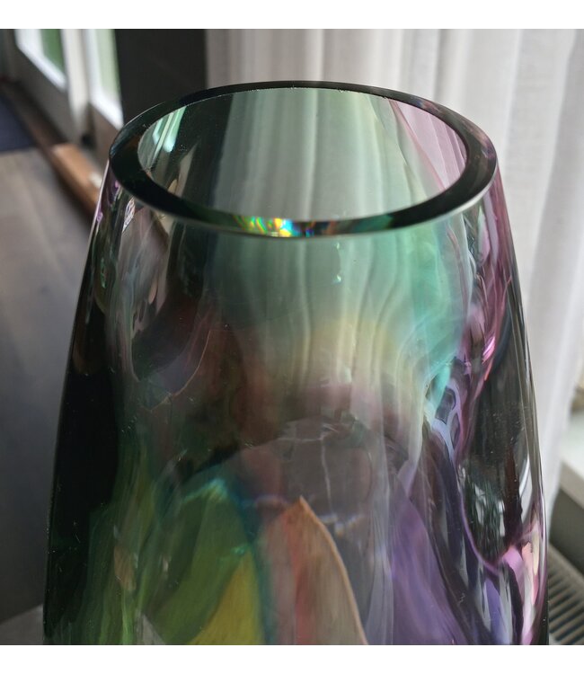 Leerdam Glaskunst - Regenbogenvase - Copy