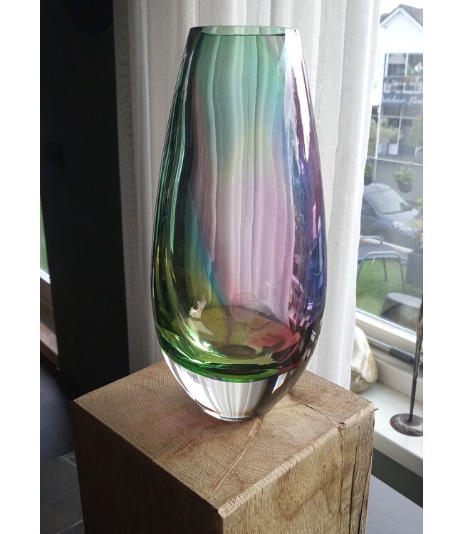Leerdam Glaskunst - Regenbogenvase - Copy