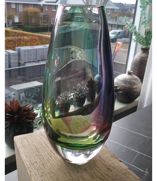 Leerdam Glaskunst - Regenbogenvase - Copy