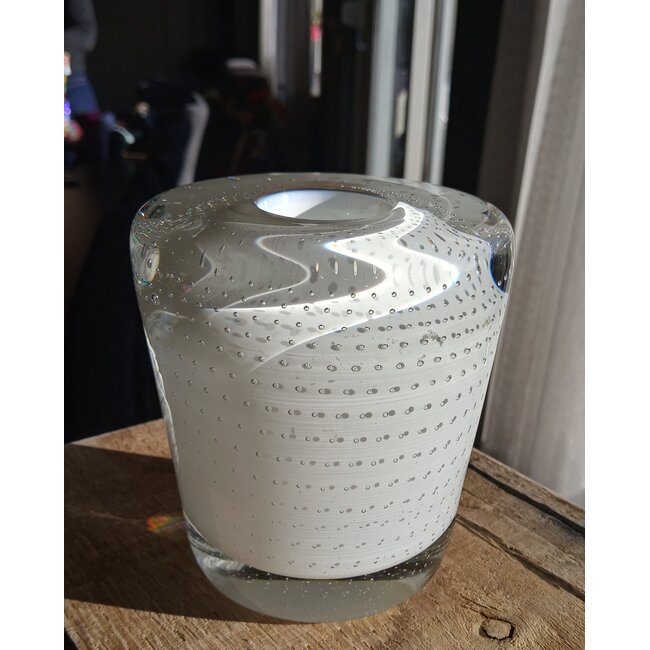 Andries Dirk Copier spijkerobject wit 1950 Leerdam