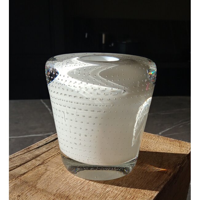 Andries Dirk Copier spijkerobject wit 1950 Leerdam