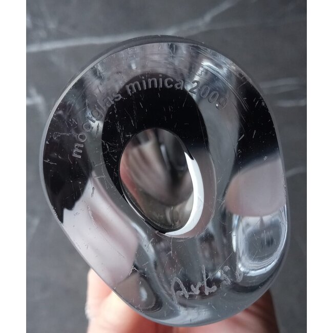 Leerdam glaskunst van meesterglasblazer Arie van Loopik