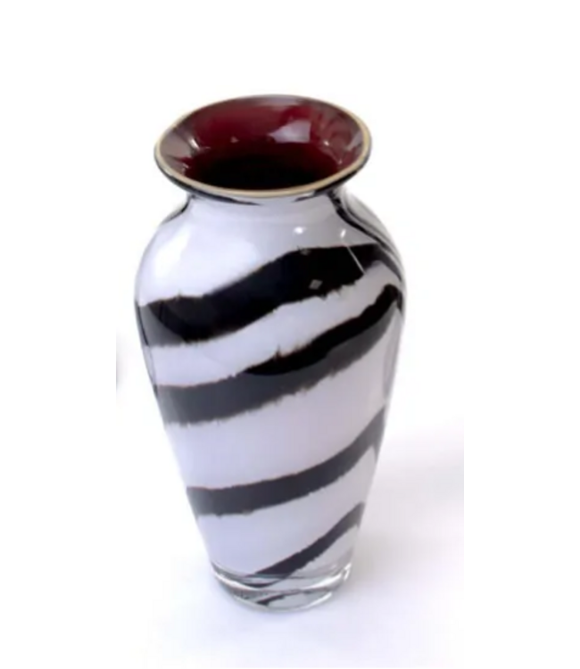 Loranto Glass - Zebra vaas