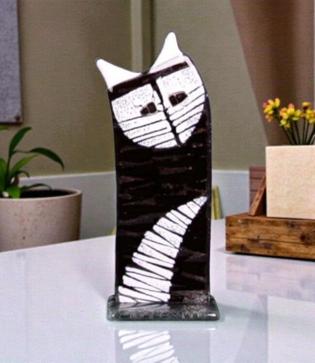 Glass Studio Habrat glazen kat