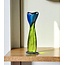 Glass Studio Habrat Habrat - Glazen Bloem blauw, 15cm