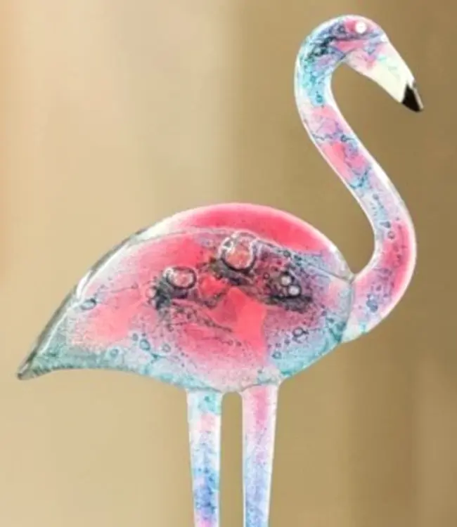 Glass Studio Habrat glazen Flamingo