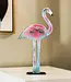 Glass Studio Habrat Habrat - Glazen Flamingo, 40cm