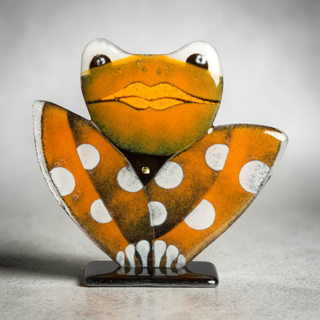 Studio Habrat Frosch aus Glas