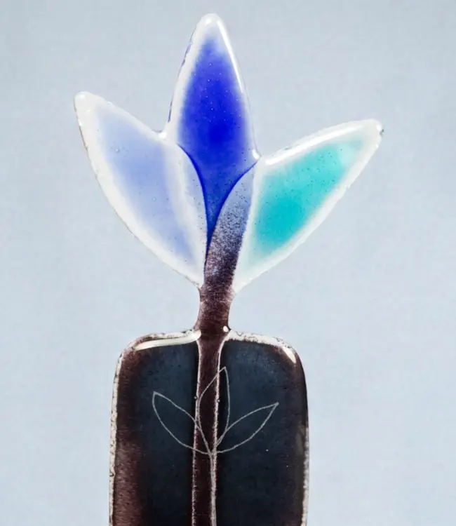 Glass Studio Habrat - Glas-Wiesenblume 20cm