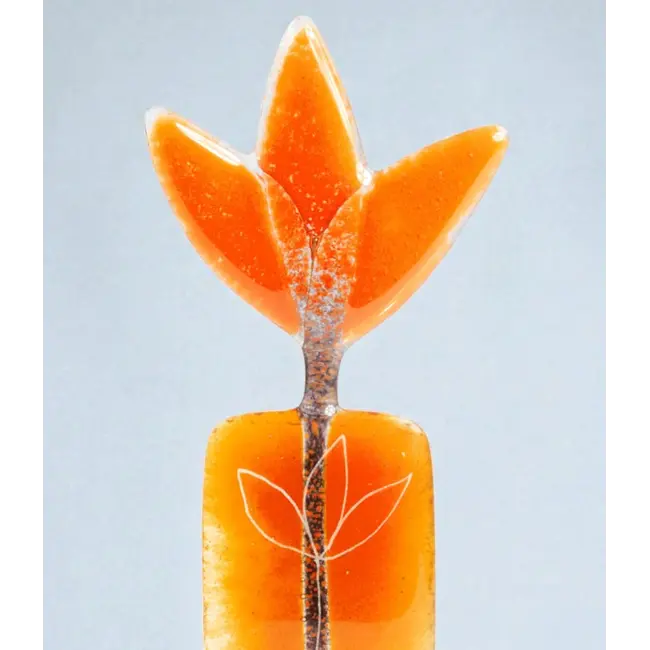 Glass Studio Habrat - Glazen Weidebloem 20cm