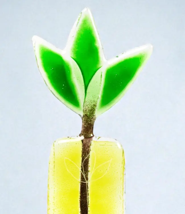 Glass Studio Habrat - Glazen Weidebloem 20cm