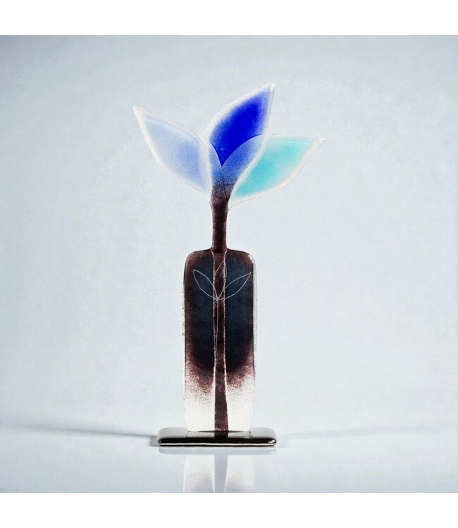 Glass Studio Habrat - Glazen Weidebloem 29cm