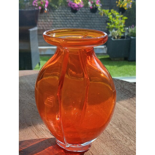 Leerdam Oranje-Vase - Willem Alexander 50 Jahre 2017