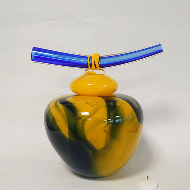 "Tsubo" - Urn uit mondgeblazen glas