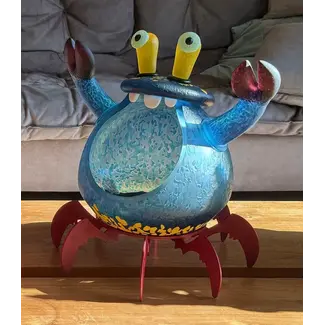 Glasstudio Borowski Borowski schaal Chuck, blauw