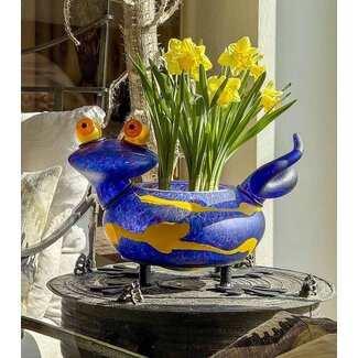 Glasstudio Borowski Borowski schaal Monty, blauw-violet