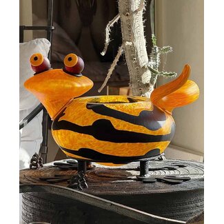 Glasstudio Borowski Borowski schaal Monty, oranje