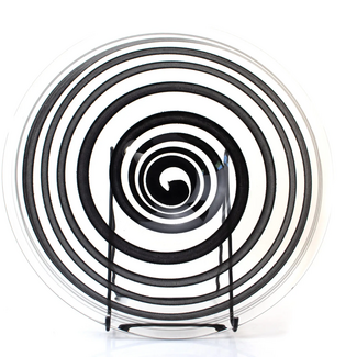 Loranto Glas Loranto glaskunst schaal Stripe Ø45cm