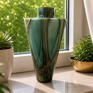Loranto Glas Loranto glaskunst vase Green Life