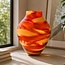 Loranto Glaskunst - Luxe oranje vaas