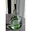 Leerdam kristal Peer - groene spiraal 1990