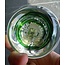 Leerdam kristal Peer - groene spiraal 1990