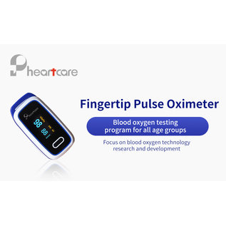 Heartcare Medical Portable Digital LED Fingertip Pulse Oximeter Blood Oxygen Saturation Monitor