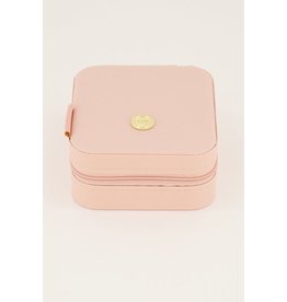 Sieraden etui licht roze