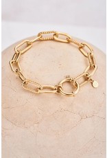 Armband schakel iconic goud