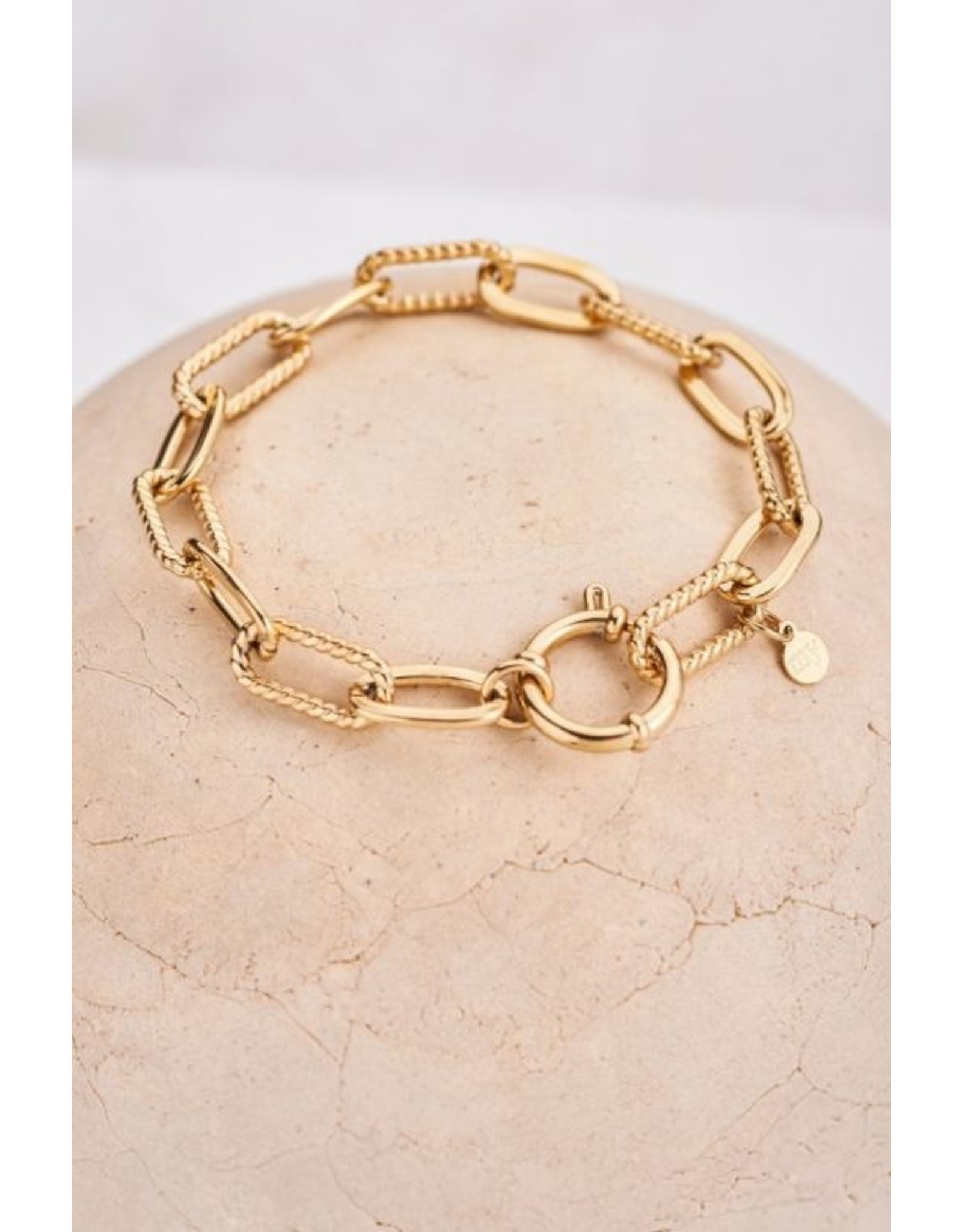 Armband schakel iconic goud