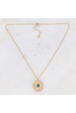 Ketting apatiet steen blauw