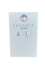 Studs kat zilver
