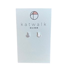 Studs kat zilver