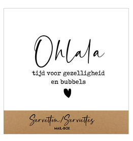 Servetten Ohlala, tijd voor gezelligheid